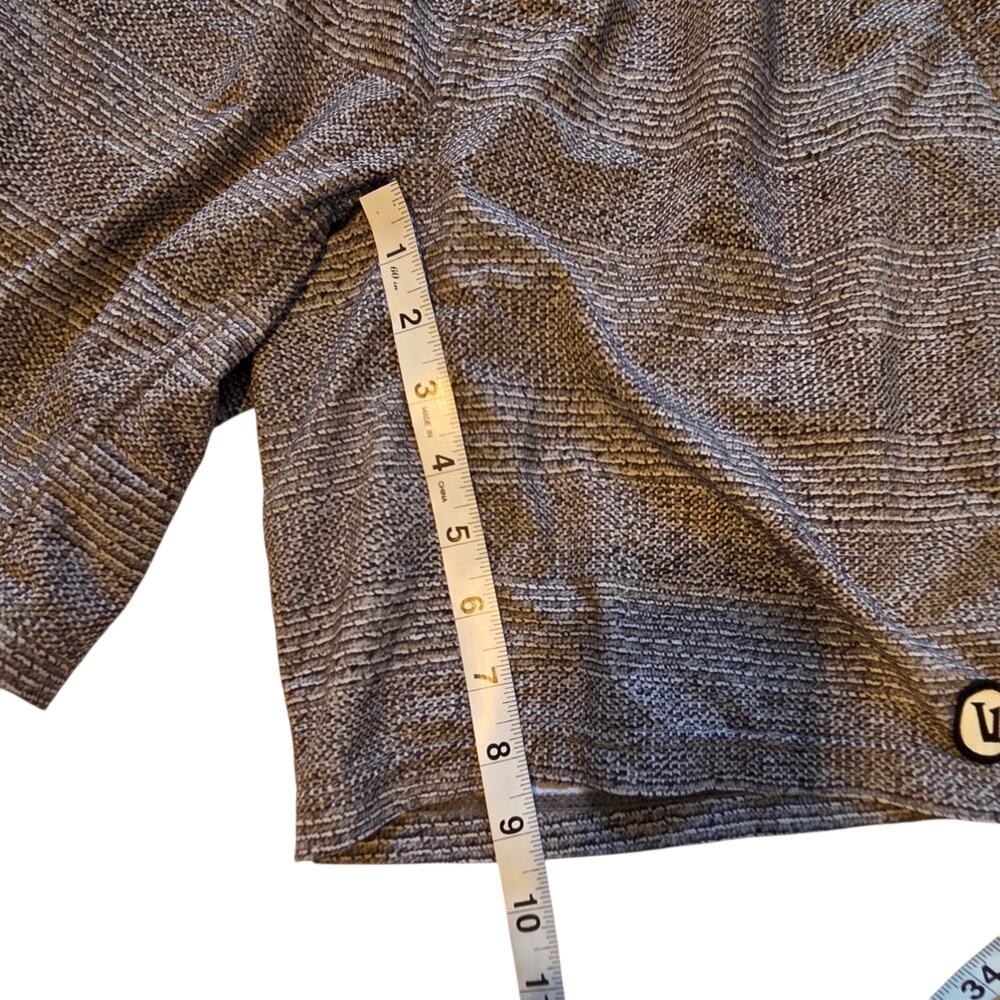 Vuori Kore Shorts Men S or XS Gray Plaid Lined Missing Drawcord Running Jogging - Picture 6 of 8